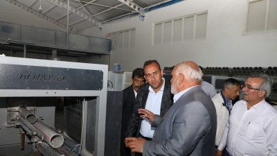 Belediye Başkanımız Av. Mustafa İLMEK,  SÜKSÜN mahallesindeki Başarsan Plastik Boru Fabrikasını ziyaret ederek hayırlı işler temennisinde bulundu.