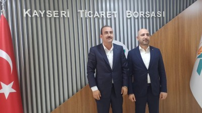 Belediye Başkanımız Av. Mustafa İlmek Kayseri Ticaret Borsası Yönetim Kurulu Başkanı Sn. Recep Bağlamış'a 'Hayırlı Olsun' ziyaretinde bulundu.