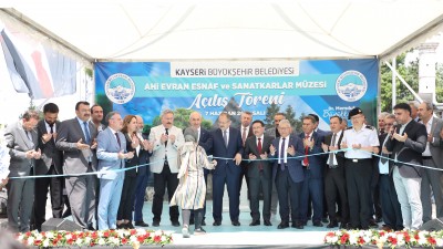 İncesu Belediye Başkanımız Av. Mustafa İLMEK, Ahi Evran Esnaf ve Sanatkarlar Müzesi açılışına katıldı.