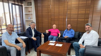 Değerli AK Parti İl Başkanımız Sn. Şaban Çapuroğlu ve kıymetli il yöneticilerimizi ziyaret ederek festival davetiyemizi sunduk.